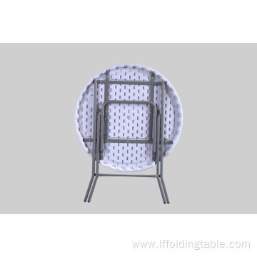 small round folding table